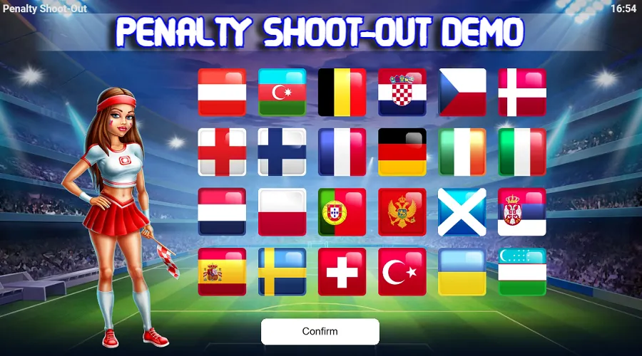 Penalty Shoot Out selección de equipo