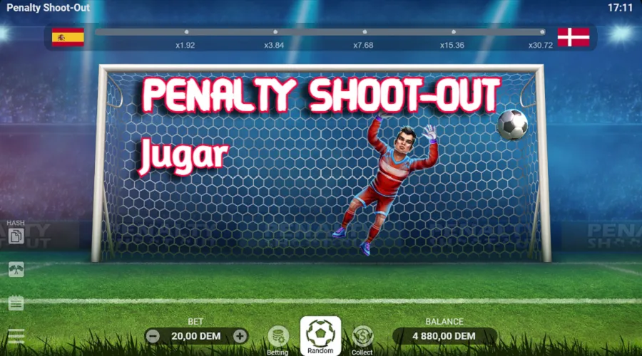 Penalty shoot out